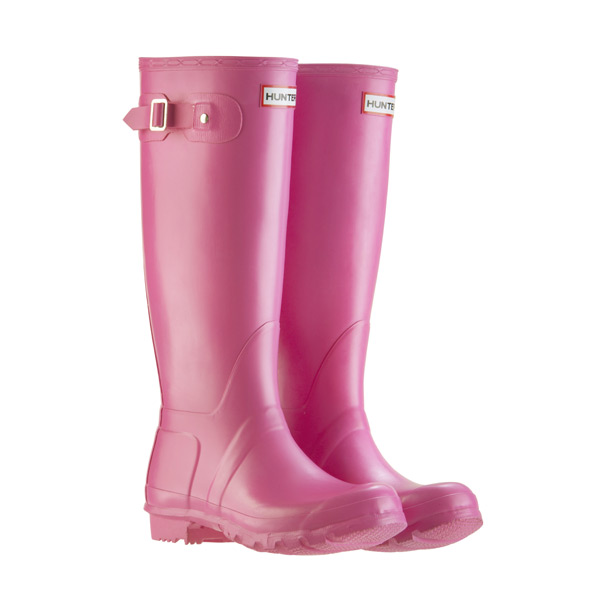 Hunter Wellies Original Wellington Boots - Fuchsia - Large